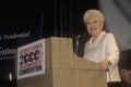 Former Texas Governor Ann Richards addresses crowd at the 2000 Democratic Convention at the Staples Center, Los Angeles, CA