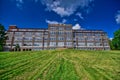 Lake View sanitorium in Westport Wi front of the building on the hill Royalty Free Stock Photo