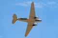 Former United States Air Force Douglas C-47B twin engine aircraft used during the Vietnam War for missions from counter insurgency