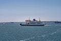 Former Wightlink St Cecilia car ferry travelling between Fishbourne and Portsmouth Royalty Free Stock Photo