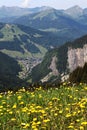 Formerly mining town Morzine in the Alps, France