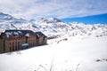 Formigal ski area in Huesca Pyrenees Spain Royalty Free Stock Photo