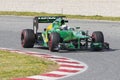 Formula 1 Caterham - Van der Garde Royalty Free Stock Photo