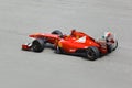 Formula 1 Fernando Alonso, team Scuderia Ferrari Royalty Free Stock Photo