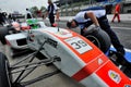 Formula Abarth in Monza race track Royalty Free Stock Photo