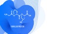 Formula of chemical structure collagen is a fibrillar protein that forms the basis of the body connective tissue