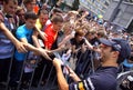 Formula 1 driver Daniel Ricciardo of Red Bull Racing Team Royalty Free Stock Photo