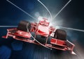 Formula one car concept Royalty Free Stock Photo
