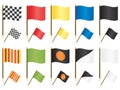 Formula one flags