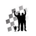 Formula one race winners Royalty Free Stock Photo