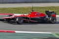 Formula One Teams Test Days at Catalunya circuit Royalty Free Stock Photo