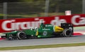 Formula One Teams Test Days at Catalunya circuit Royalty Free Stock Photo