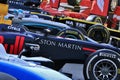 Formula 1 racecars Royalty Free Stock Photo