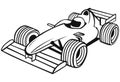 Formula 1 Racing Car Royalty Free Stock Photo