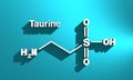Formula of taurine.