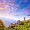 Fornalutx village in Majorca Balearic island Royalty Free Stock Photo