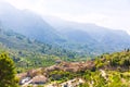 Fornalutx village in Majorca Balearic island Royalty Free Stock Photo