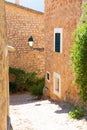 Fornalutx village in Majorca Balearic island Royalty Free Stock Photo