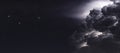 Fornax star constellation, Night sky, Cluster of stars, Deep space, Furnace constellation. Storm clouds