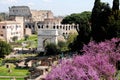 Foro Romano (Roman Forum) and Colosseum,Rome,Italy