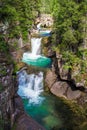 A gorge in the Paneveggio park in Trentino, Italy Royalty Free Stock Photo