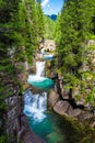 A gorge in the Paneveggio park in Trentino, Italy Royalty Free Stock Photo