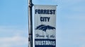 Forrest City Home of the Mustangs Banner, Wynne, Arkansas