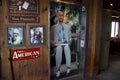 Forrest Gump elevator door in restaurant. Royalty Free Stock Photo