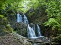 Forsakar Waterfall Stunning Slow falling Water near Degeberga in lush rural Forest