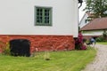 Forsmark, Osthammar - Sweden - Road, lawn and gardens of old houses and farms