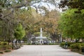 Forsyth Park and Fountain in Historic Savannah