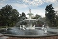 Forsyth Park Fountain In Savannah During Daytime