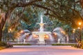 Forsyth Park, Savannah, Georgia Royalty Free Stock Photo
