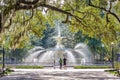 Forsyth Park, Savannah, Georgia, USA Royalty Free Stock Photo