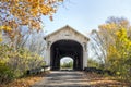 Forsythe Mill Covered Bridge Royalty Free Stock Photo