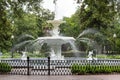 Forsythe Park Fountain Royalty Free Stock Photo
