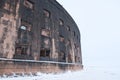 Fort Alexander I Plague Kronstadt, St. Petersburg winter