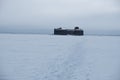 Fort Alexander I Plague Kronstadt, St. Petersburg winter