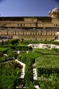 Fort Amber, India, Garden Royalty Free Stock Photo