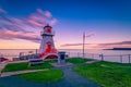 Fort Amherst Lighthouse at St John, Newfoundland Royalty Free Stock Photo