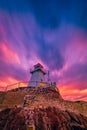 Fort Amherst Lighthouse at St John, Newfoundland Royalty Free Stock Photo