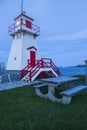 Fort Amherst Lighthouse in St. John`s Royalty Free Stock Photo