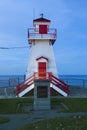 Fort Amherst Lighthouse in St. John`s Royalty Free Stock Photo