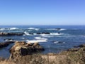 Fort Brag,glass beach Royalty Free Stock Photo