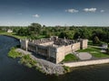 Fort Chambly view from air Royalty Free Stock Photo