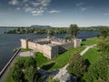 Fort Chambly view from air Royalty Free Stock Photo