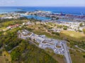 Fort Charlotte aerial view, Nassau, Bahamas