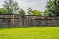 Fort Cornwallis in Georgetown, Penang, is a star fort built by the British East India Company in the late 18th century Royalty Free Stock Photo