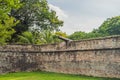 Fort Cornwallis in Georgetown, Penang, is a star fort built by the British East India Company in the late 18th century Royalty Free Stock Photo