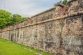 Fort Cornwallis in Georgetown, Penang, is a star fort built by the British East India Company in the late 18th century, it is the Royalty Free Stock Photo